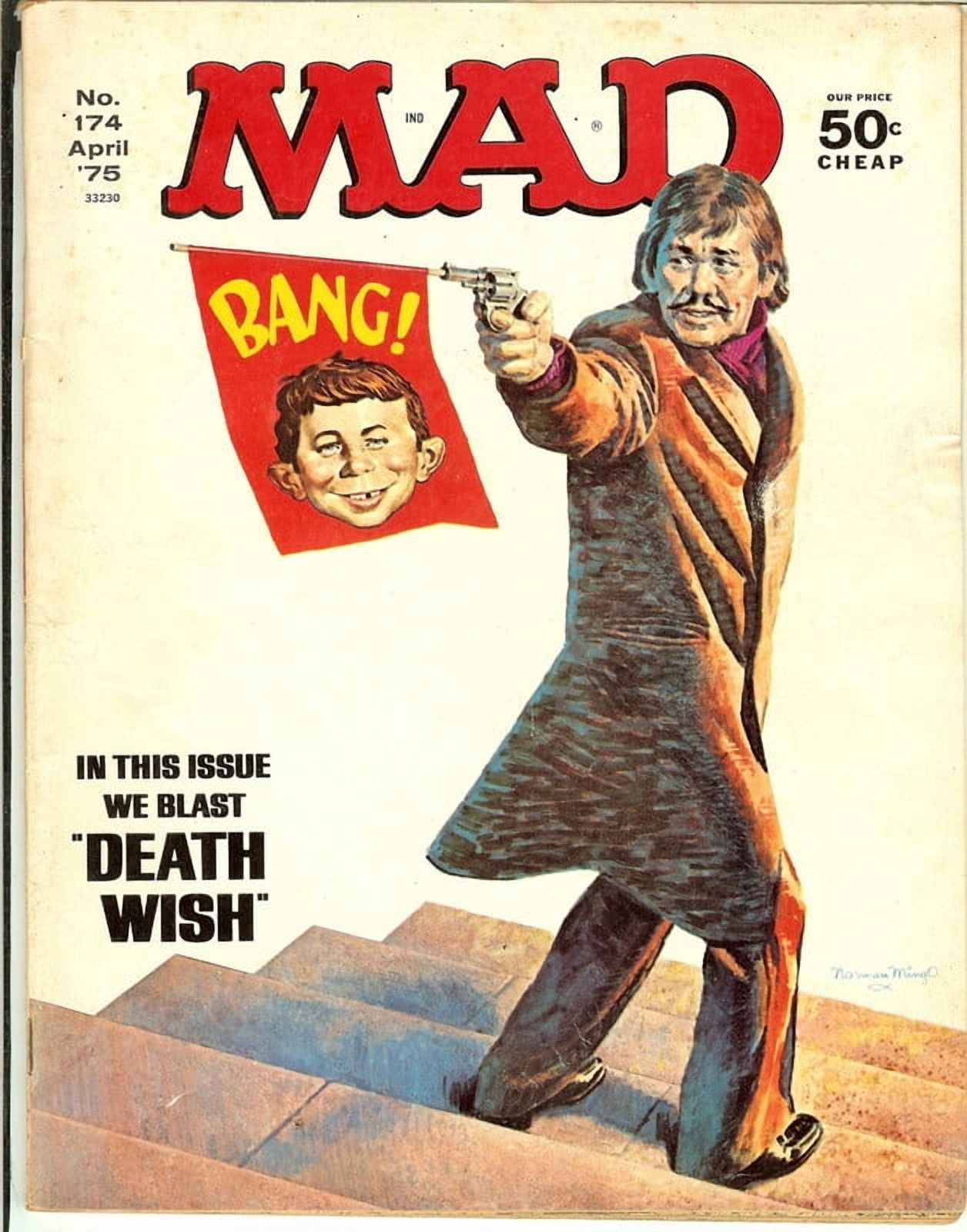 MAD Magazine Vintage Collectible #174 April 1975
