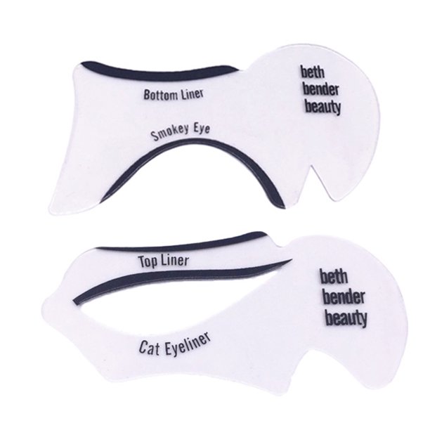 2pcs eyeliner stencil reusable easy to clean flexible eyeliner eyeshadow stencils new walmart com