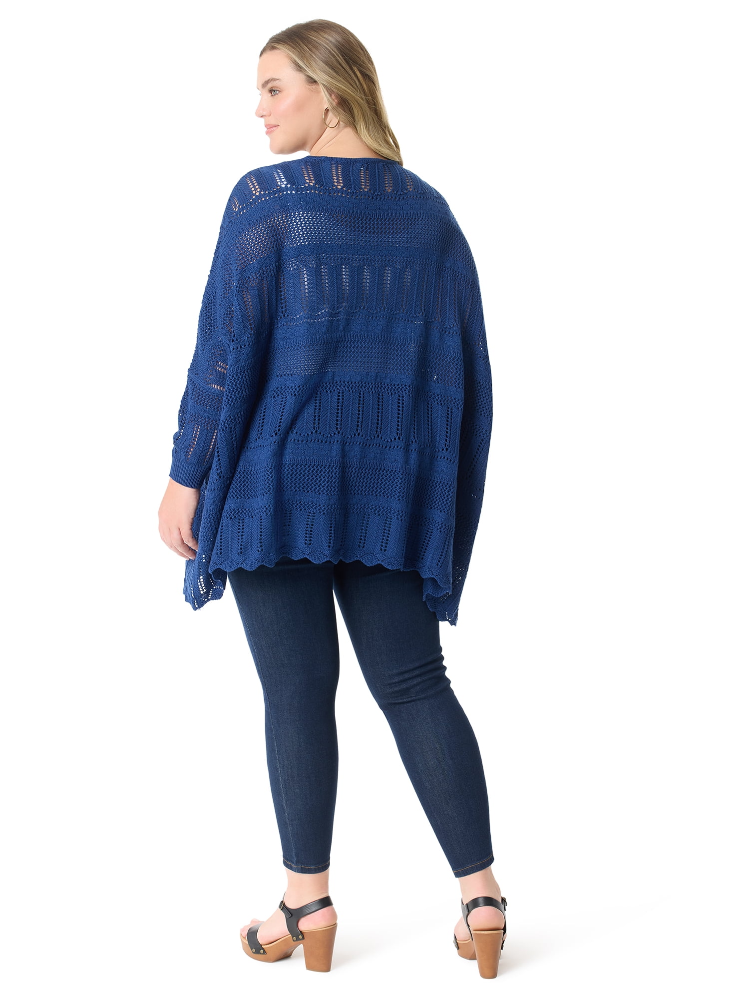 Jessica Simpson Women's Plus Kayla Kimono V-Neck Tunic