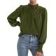 thumbnail image 4 of Camisa PRETTYGARDEN Verde Militar Manga Larga XL, 4 of 7