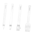 thumbnail image 1 of Punchos de costura de cuero 4x 1 2 4 6 herramientas de punta de punta de acero inoxidable suministros de bricolaje portátiles prácticos cosidas para 3 mm, 1 of 8