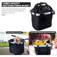 thumbnail image 3 of Bicycle Basket Black with Bracket Front Quick Release Basket,, 3 of 4