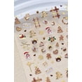 thumbnail image 4 of Maigitur Pegatinas navideñas 5D en relieve para nail art, 4 of 8