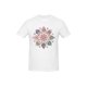 thumbnail image 1 of fllower shaped pattern print T-shirt for women, short-sleeved round neck casual tops women's clothing, 1 of 5