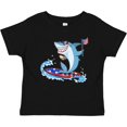thumbnail image 3 of Inktastic Fourth of July Shark Surfing Boys or Girls Baby T-Shirt, 3 of 5