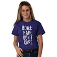 thumbnail image 4 of Boat Hair Don't Care Ocean Vibes Cute Women's Graphic T Shirt Tees Brisco Brands M, 4 of 6