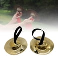 thumbnail image 1 of BotaniNest Music Teaching Tool Copper Percussion Set | Early Education Enlightenment Instruments Copper Hats And Combination | Stage Grade Brass Material Three Scale Precise Adjust, 1 of 4