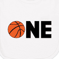 thumbnail image 3 of Inktastic One Basketball First Birthday Newborn Bib, 3 of 3