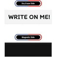 thumbnail image 3 of Magnetic Shelf Labels - Magnetic Name Tags - Dry Erase Strip Magnets - Dry Erase Re-writable Magnetic Strips Labels Tags, 1 x 5 Inches ( 50 Pack), 3 of 6