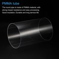 thumbnail image 4 of Acrylic Pipe Clear Rigid Round Tube 155mm ID 160mm OD 10" for Lamps and Lanterns, Water Cooling System, 4 of 6