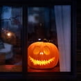 thumbnail image 4 of Mskk Pumpkin Lights Halloween Decoration, Orange LED Glowing Pumpkins, Halloween Decorative Ornaments for Indoor Mantel, Tabletop, and Home Party, 4 of 7