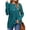 Lake Blue, variant on Fantaslook Long Sleeve Shirts for Women Crew Neck Casual Tunic Tops Lightweight Pullover