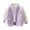 Purple, variant on Boy Jacket Button Letter Embroidery Baseball Jacket Girls Lightweight Jacket Fall Jacket 6-7 Years Boys Winter Coat