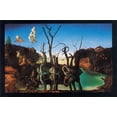 thumbnail image 1 of Poster - Studio B - Dali - Swans Reflecting Elephants 23"x35" Wall Art p2865, 1 of 1