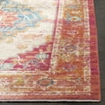 thumbnail image 6 of SAFAVIEH Sutton Bernadette Bordered Area Rug, Fuchsia/Ivory, 6' x 6' Round, 6 of 9