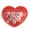 17x20cm-Red, variant on 50Pcs Cellophane Cello Bag Heart Plastic Bags for Jewelry Packaging Valentines Day Sealing Cookie Bags Zipper Lock Pouch