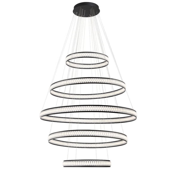 37503-017 Eurofase Lighting Forster - 60 Inch 465W Led 5-Tier Round Chandelier