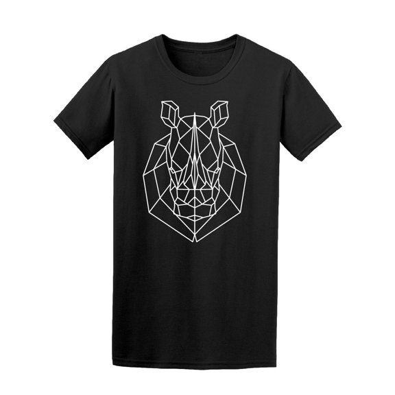 Geometric Rhinoceros Head Tee Men's -Image by Shutterstock