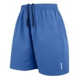 thumbnail image 4 of COMVALUE Men's Athletic Running Shorts Gym Workout 7"/9"/5" Quick Dry Lightweight Sports Basketball Tennis 3 Zipper Pockets Light Blue for Size XXL, 4 of 8