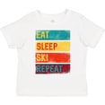 thumbnail image 3 of Inktastic Skiing Eat Sleep Ski Repeat Boys or Girls Toddler T-Shirt, 3 of 5