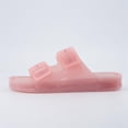 thumbnail image 2 of Cushionaire Pool Slides For Women Waterproof Double Buckle Adjustable Slip-On Womens Sandals For Beach Shower Casual Wear, 2 of 25