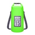 thumbnail image 1 of 15/30L Boating Water Bag Inflatable PVC Portable for Water Sports (15L Green), 1 of 10