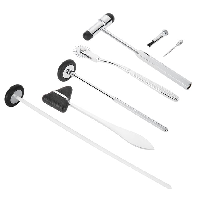 Muscle Reflex Hammer 5 In 1 Medical Neurological Hammer Muscle Reflex Diagnostic Hammer Health Care Percussor Kit ANGGREK Percussor