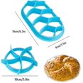 thumbnail image 2 of Molde de prensa de pan de 4 piezas YONGSHENG Molde de postre 16 x 9 x 1 cm Color Marrón, 2 of 4
