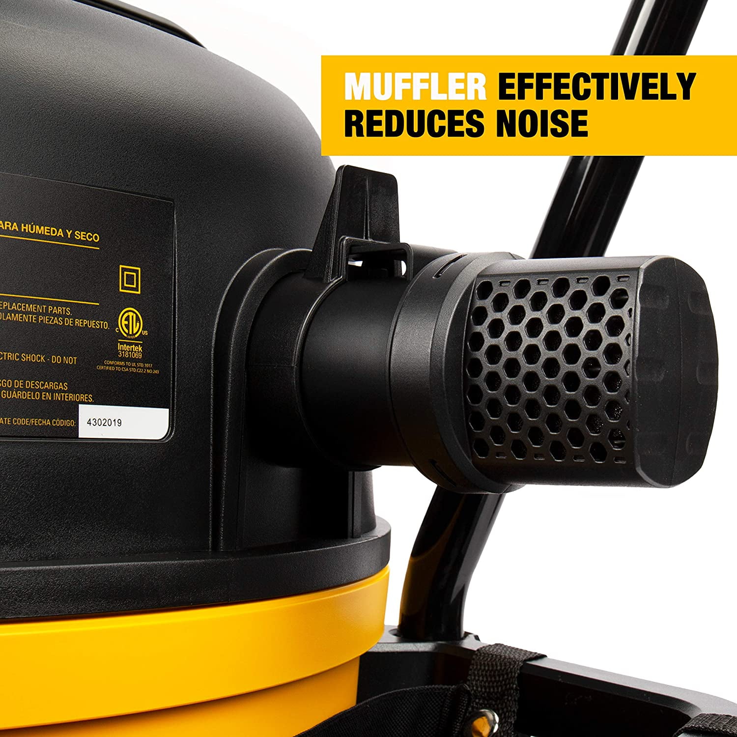 DeWalt 16 gal. Corded Wet/Dry Vacuum 120 volt 6-1/2 hp Yellow