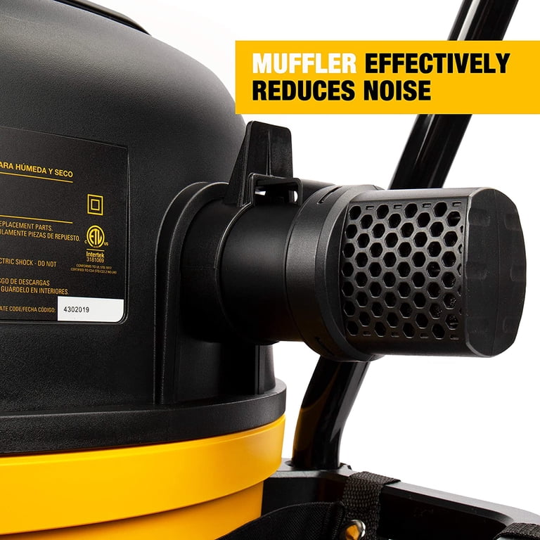 DeWalt 16 gal Corded Wet/Dry Vac 120 V 6-1/2 HP with Car Cleaner