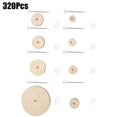 thumbnail image 3 of Durable Wood Joint Set For Toy, Practical Teddy Bear Dool Joint Set, For Handicrafts Dolls, 3 of 8