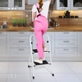 ZENY Heavy-Duty 2 Step Ladder, Portable, Non-Slip Wide Platform, Anti ...