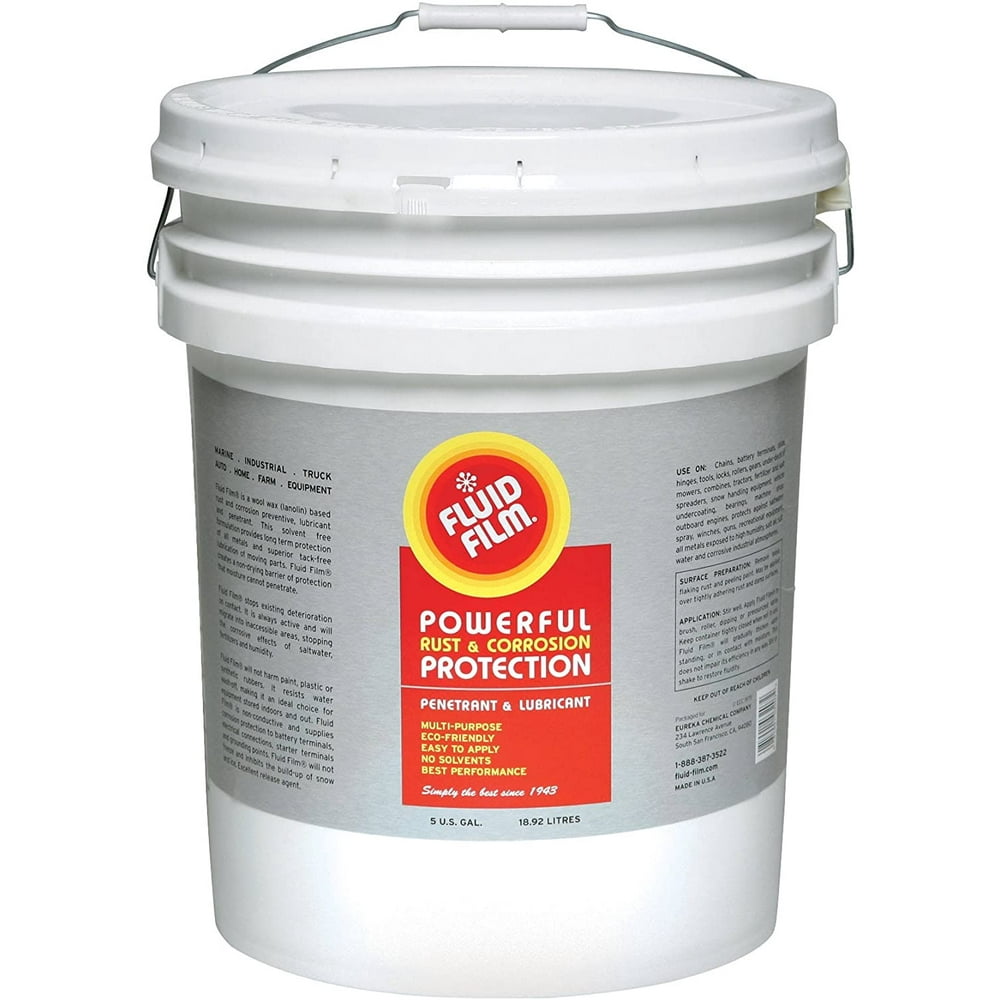 Fluid Film 5gal Pail NAS Rust Inhibitor Rust Prevention Anti Corrosion