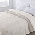 thumbnail image 4 of St. James Home Cozy Down Alternative Reversible Blanket Full/Queen - Cream, 4 of 5