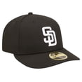 thumbnail image 3 of Men's New Era Black San Diego Padres Low Profile 59FIFTY Fitted Hat, 3 of 5