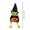 A, variant on Halloween Wizard Frog Plush Doll, Cute Green Frog Stuffed Animal with Witch Hat Cape & Mini Pumpkin, Spooky Halloween Decor Plush Toy