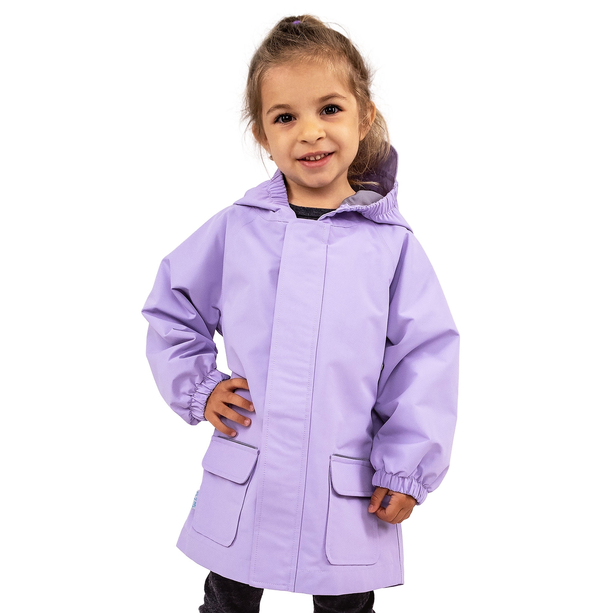 JAN u0026 JUL Toddler Girl Rain-Coat, Waterproof Breathable Jacket (Lavender, 3T)  - Walmart.com