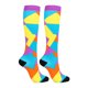 thumbnail image 2 of Calcetines de compresión Qarigey hasta la rodilla deportivos unisex para correr ciclismo Colorido Cuadros S/M, 2 of 6