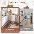 thumbnail image 5 of Ivalue Kitchen Rug Sets of 2 Non Slip Kitchen Rugs and Mats Washable Kitchen Mats(Brown), 5 of 11
