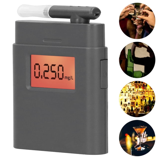Alcool Alcool Portable Breathalyzer Analyseur Haute Précision Détecteur d'Haleine Alcool