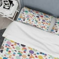 thumbnail image 4 of Designart 'Retro Abstract Circular I' Mid-Century Modern Duvet Cover Set, 4 of 4