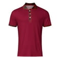 thumbnail image 4 of Ketyyh-chn99 Men's Polo Short Sleeve Shirt Male Summer T Shirt Casual Blouse Short Sleeve Red,4xl, 4 of 4