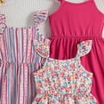 thumbnail image 4 of HCNTES Girls Dresses Toddler Girls Dress 3-Pack Casual Party Print Skater A-line Dress Sundress Size 3Y-8Y, 4 of 4