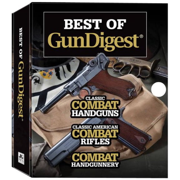 Pre-Owned Best Of Gun Digest: (3-Book) Box Set: Classic Combat Handguns, Classic American Combat Rifles, Combat Handgunnery, 9781464302770, Hardcover, 1 edition
