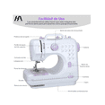 thumbnail image 4 of Maquina De Coser Portatil Electrica Mas Kit Costura Y Pedal color Blanco, 4 of 4