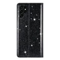 thumbnail image 4 of SaniMore Magnetic Flip Wallet Case for Samsung Galaxy S23 Ultra 6.8", PU Leather Ultra-Thin Glitter Cover Buil-in Card Slot & Kickstand Shockproof Protective Shell for Samsung S23 Ultra, Black, 4 of 8