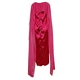 thumbnail image 4 of Elegant Women's Flowy Chiffon Swing Dress with Round Neck Loose Fit Mid-Length Robe, 4 of 7