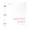 pink, variant on Kilougeis Mini Binder Notebook,Refillable Slim Ring Loose-Leaf Notebook,Detachable Binders for College Ruled Journal & Office Supplies 2026 New