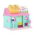 thumbnail image 4 of Siruishop Maison de Poupée pour Enfants Jouet Pliant Maison de Poupée Jouet Maison de Poupée à Moteur Fin avec Jeu de Rôle Collège, 4 of 8