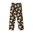 thumbnail image 3 of Fotbe Flower Fox Men's Pajama Pants,Sleepwear Pants,Pj Bottoms Drawstring And Pockets-X-Large, 3 of 7